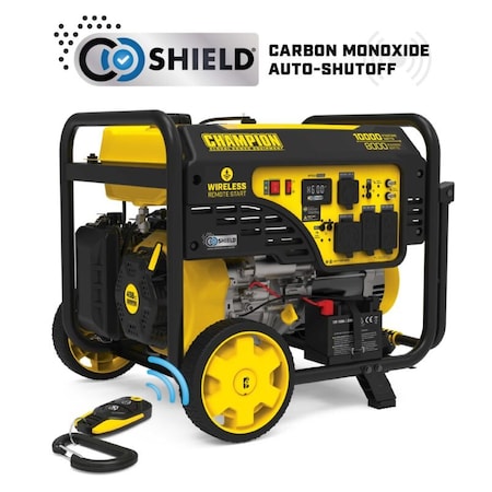 Portable Generator, Gasoline, Electric, Recoil, Wireless Remote Start, 120/240V AC MPN:201506