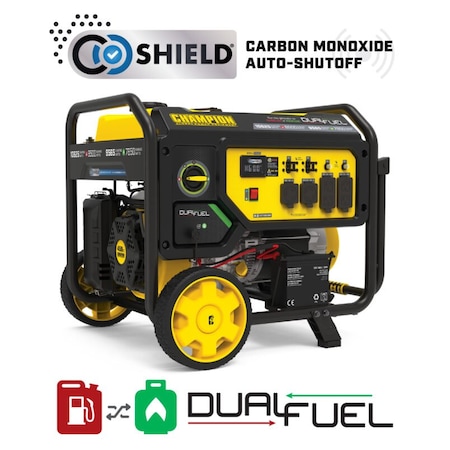 Portable Generator, Gasoline/Propane, Electric, Recoil Start, 120/240V AC MPN:201507