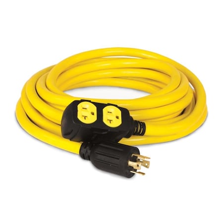 Generator Power Cord, Cord 25 ft., Plastic MPN:48033