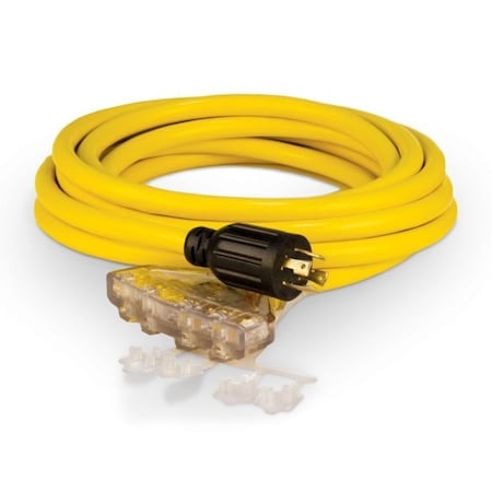 Generator Power Cord, Cord 25 ft., Plastic MPN:48036