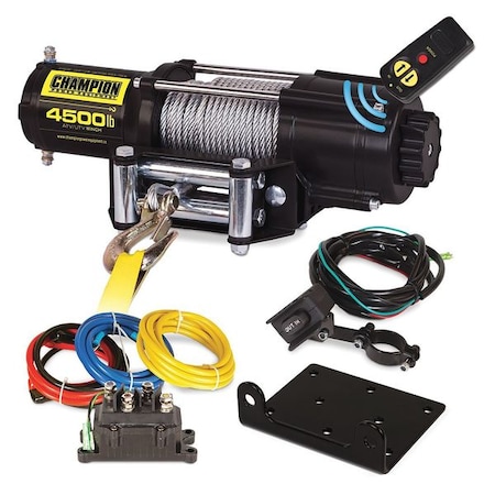Utility Winch Kit, 12V, 4500 lb MPN:14560