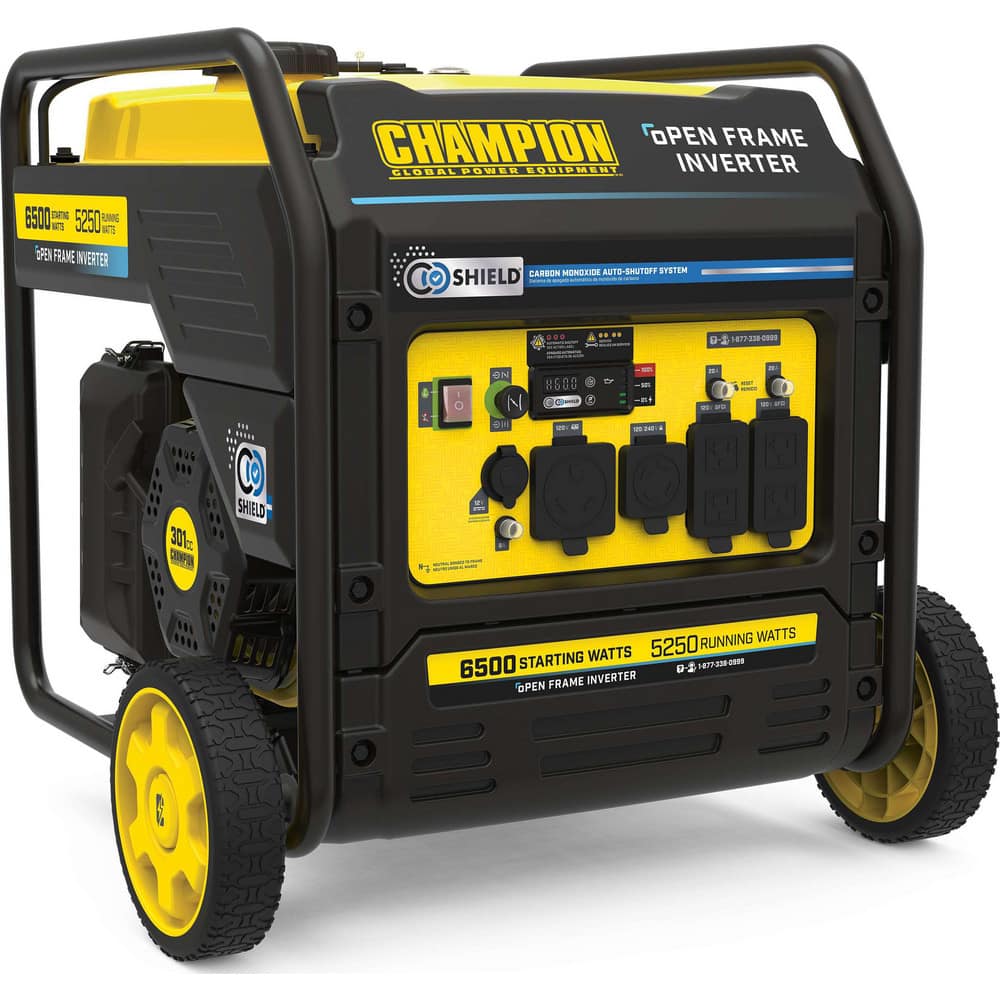 Portable Power Generators, Starting Method: Recoil , Running Watts: 5250kW , Starting Watts: 6500kW , Number Of Outlets: 6.000  MPN:201066