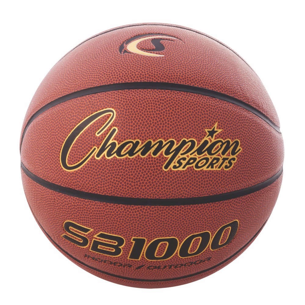 Champion Sports Cordley Official Size Composite Basketball, 29-1/2in, Orange MPN:CHSSB1000