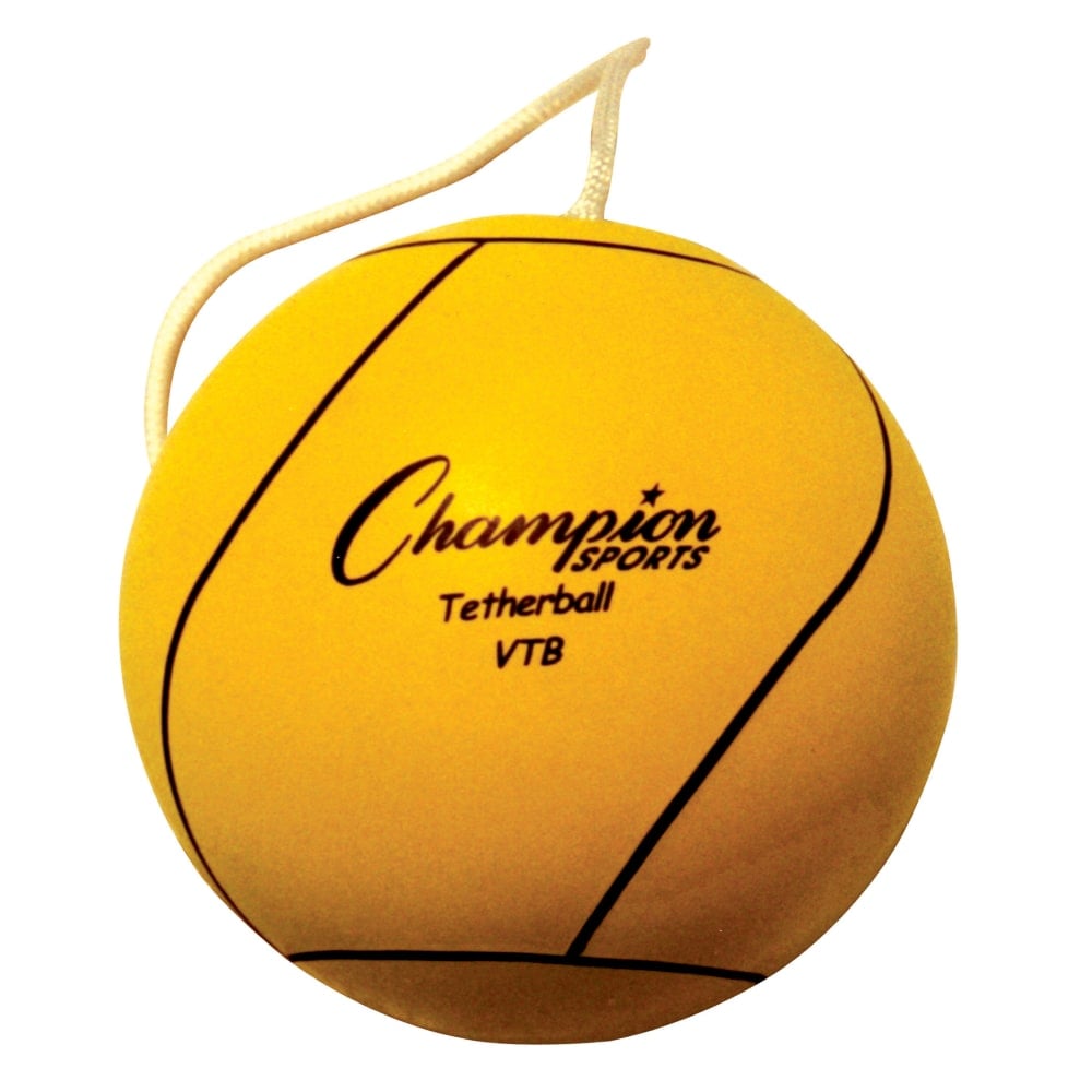 Champion Sports Nylon Tether Ball, Yellow MPN:CHSVTB