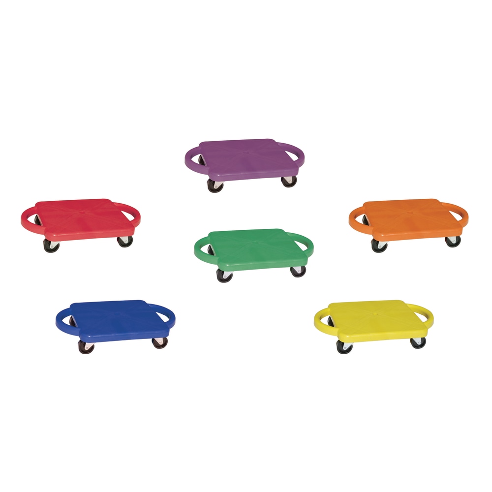 Champion Sports Standard Scooters With Handles, Assorted Colors, Pack Of 6 MPN:CHSPGHSET