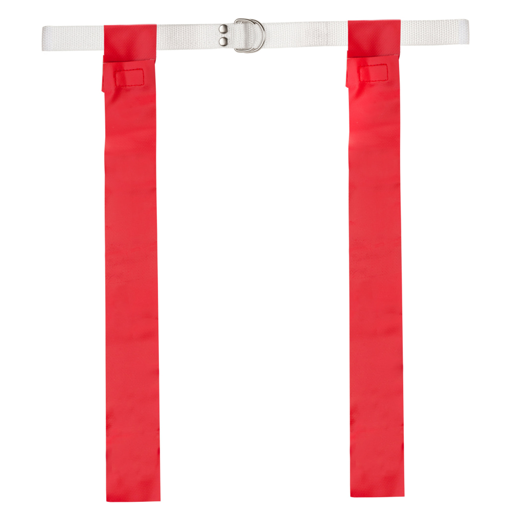 Champion Sports Flag Football Belt Sets, Red, Pack Of 12 Sets MPN:CHSFFB1RD