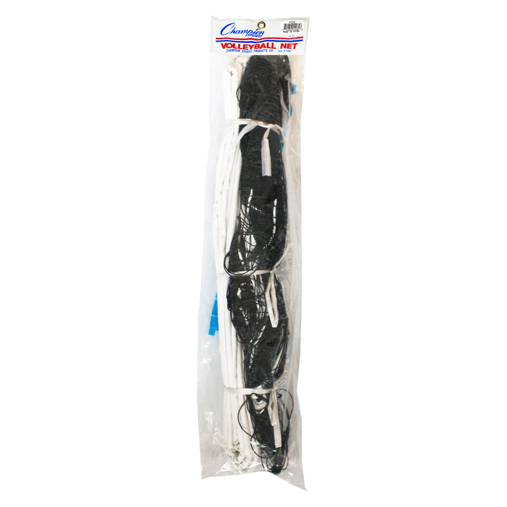 Champion Sports Volleyball Net, 2.0 mm, 5inH x 4inW x 24inD, White MPN:CHSVN2B