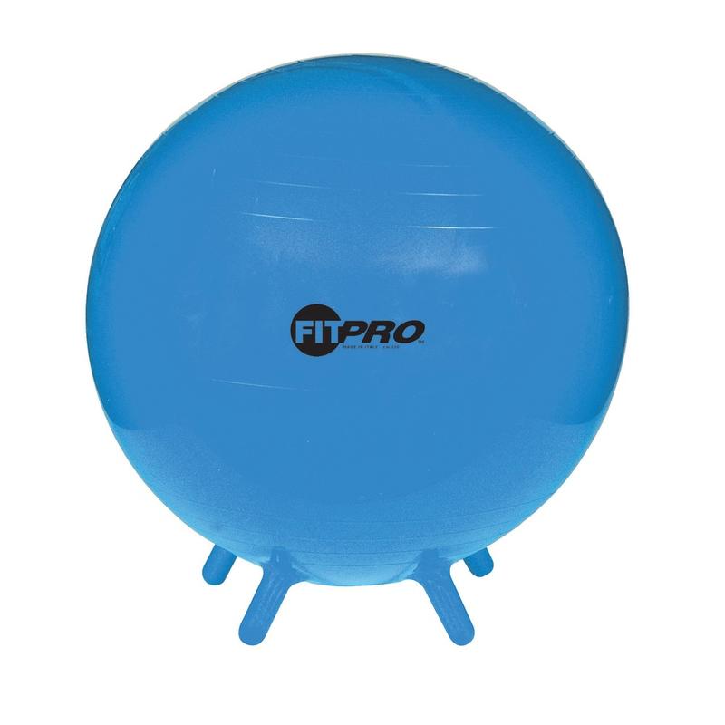 Champion Sports FitPro Ball With Stability Legs, 21 3/4in, Blue MPN:CHSBL55