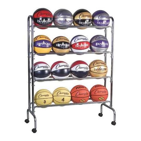 Basketball Cart, 4 tier, 16 ball capacity MPN:BRC4
