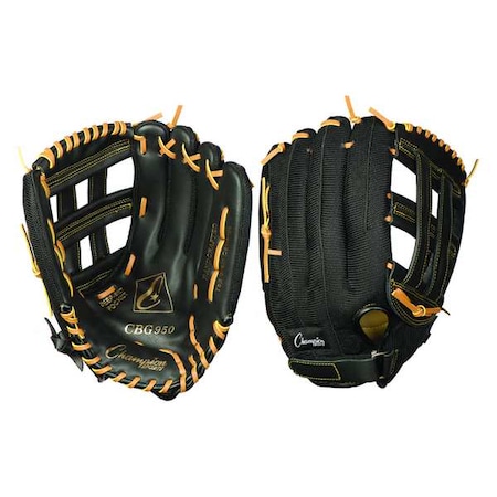 Fielder Glove, 1.5 lb., Leather, Size13in MPN:CBG950