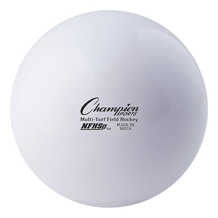 Field Hockey Ball Set, White, 2 3/4 in Dia MPN:fhb1wh