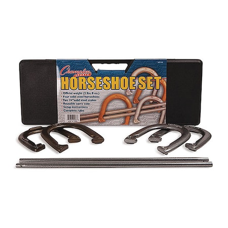Steel Horseshoe Set in Case, 4 Shoes MPN:IHS100