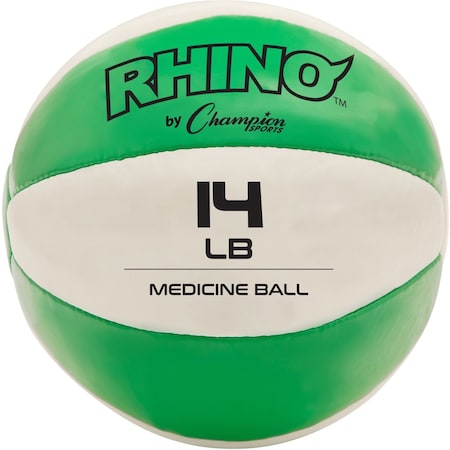 Leather Medicine Ball, 7 kg, 11