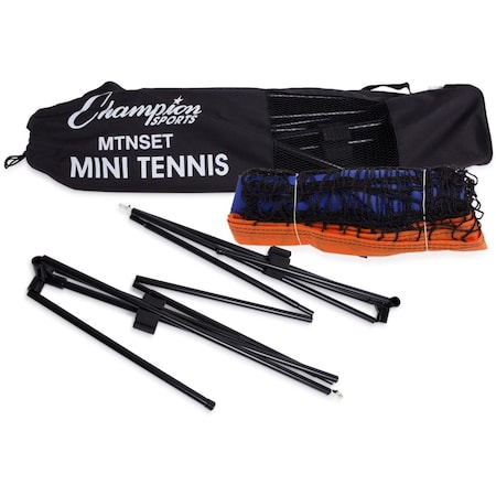 Mini Tennis Net, 10ft Wx3ft H, w/Case MPN:MTNSET