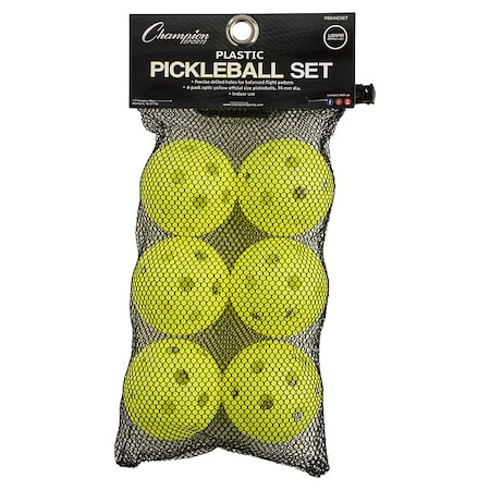 Pickleball Set, Optic Yellow MPN:PB6INDSET