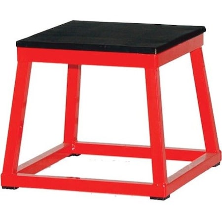 Plyo Box, Steel, Black; Red MPN:PXB12