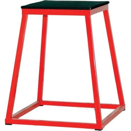 Plyo Box, Steel, Black; Red MPN:PXB24