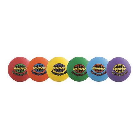 Rhino Skin Max Playgrd Ball, Colors, PK6 MPN:RMXPGSET
