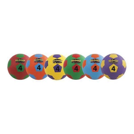 Rhino Skin Max Soccer Ball Set, Multi Colors, 8.5