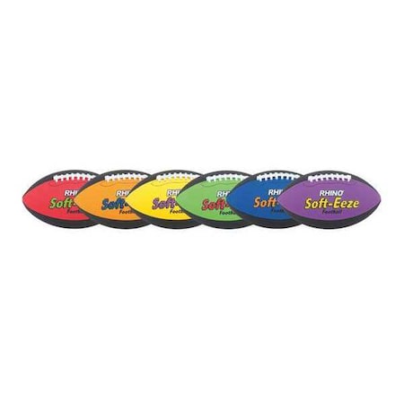 Rhino Skin Softeeze FootBall Set, Clr, PK6 MPN:RS1SET