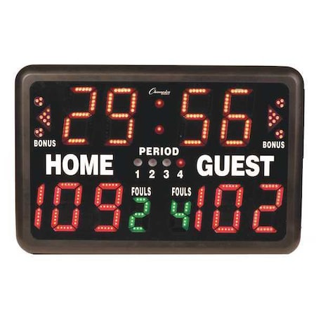 Scoreboard, 20lb., 24inLx16inHx10inD, Plstc MPN:T90