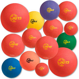 Champion Sports UPGSET1 Playground Ball Set Multi-Size Multi-Color Nylon 14/Set UPGSET1