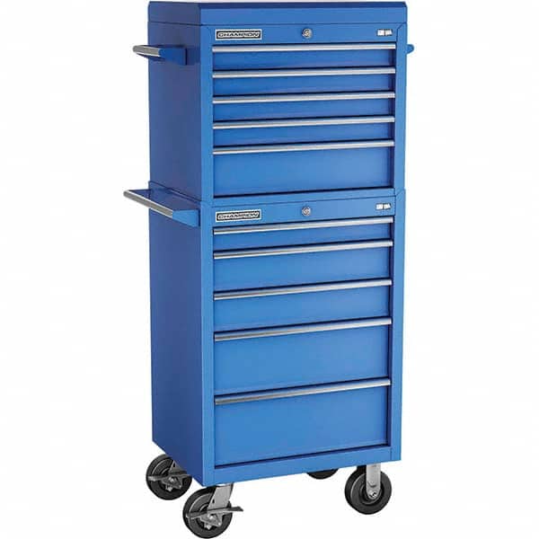 Tool Storage Combos & Systems, Type: Top Chest/Roller Cabinet Combo , Drawers Range: 10 - 15 Drawers , Number of Pieces: 3 , Width Range: 24