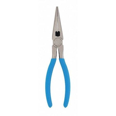 8 in Long Nose Plier with Side Cutters 2 1/4 In Jaw Opening Comfort Grip Handle MPN:317