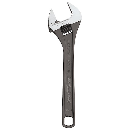 Adj. Wrench, Steel, Black Phosphate, 10