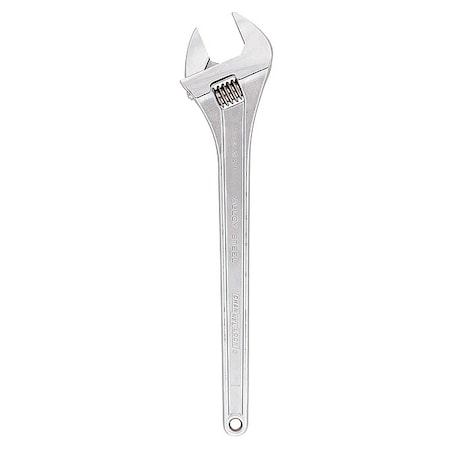 Adj. Wrench, Steel, Chrome Vanadium, 24