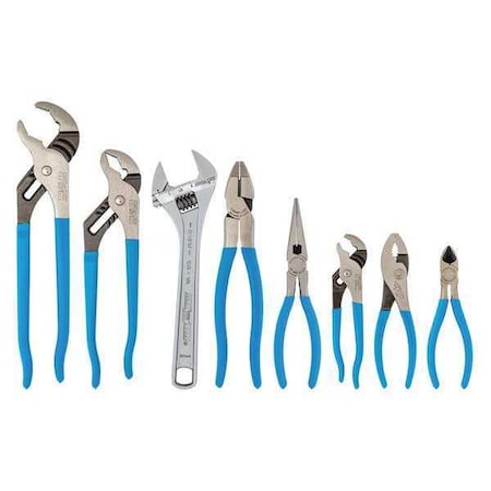 8 Piece Gift Sets Plier and Wrench Set Dipped Handle MPN:GS-28
