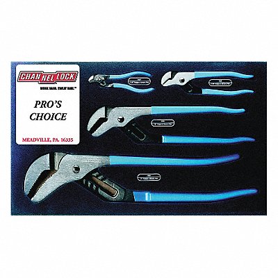 Tongue and Groove Plier Set Dipped 4Pcs. MPN:PC-1