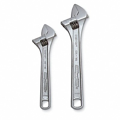 Adj. Wrench Set Steel Chrm 6-1/4 to 10 MPN:WS-2 Adj. Wrench Set Steel Chrm 6-1/4 to 10 MPN:WS-2