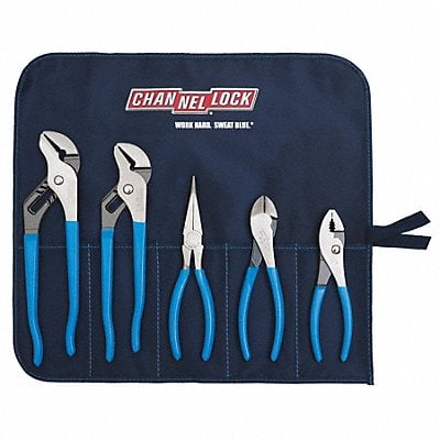 Plier Set Dipped 5 Pcs MPN:TOOL ROLL 3