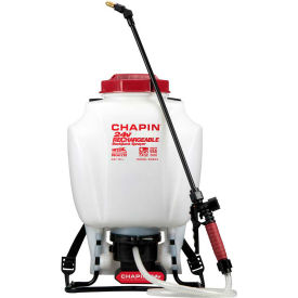 Chapin 63924 4 Gallon Cap. 24V Battery Operated Wide Mouth General Purpose No Pump Backpack Sprayer 63924