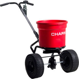 Chapin 82050C 70 lb. Contractor Turf Spreader - Round Hopper With Spread Pattern Control 82050C