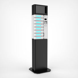 LuxUVC 8 Chamber UV-C Charging Locker UVC-LOCKER-S-SC