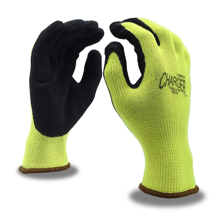 Gloves, 10 Ga, Black Latex Foam Palm, PK12 MPN:3995L