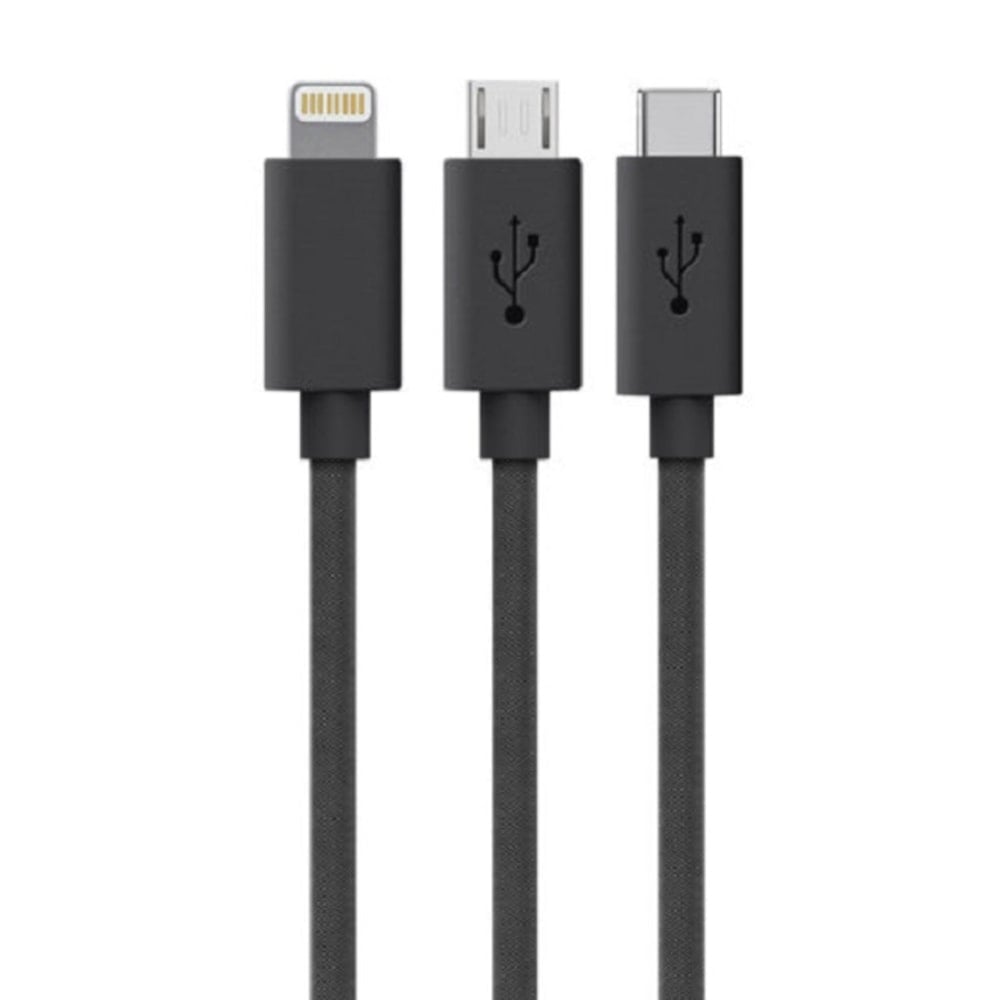 ChargeTech - USB / power cable - Micro-USB Type B (M) - 5 V - 2.4 A - 50.8 cm - retractable MPN:CT-110089
