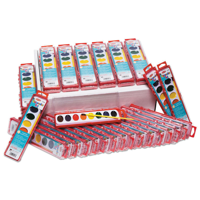 Charles Leonard Semi-Moist Watercolor Paint Sets, Pack Of 36 Sets MPN:CHL40536