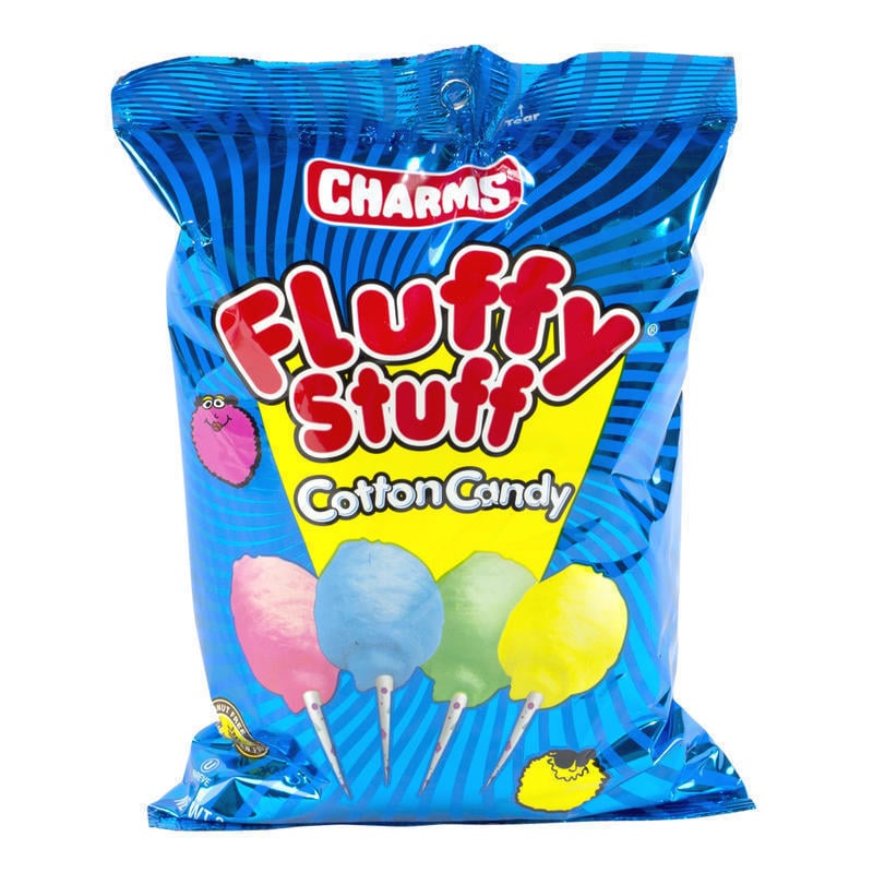 Fluffy Stuff Cotton Candy Bags, 2.5 Oz, Pack Of 12 MPN:209-00127