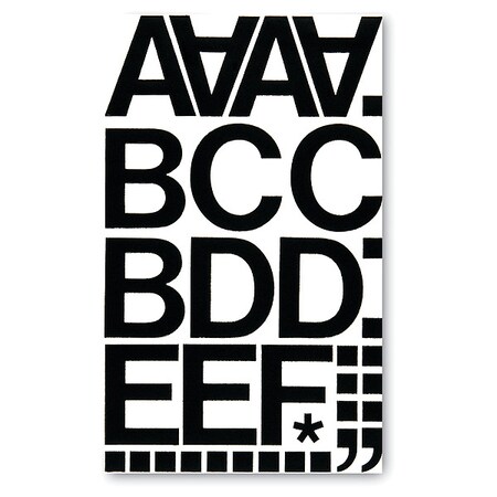 Press-On Letters, Vinyl, 2