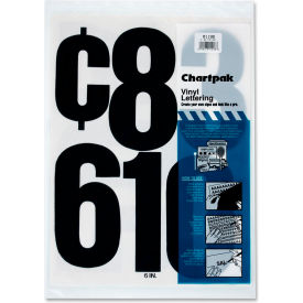 Chartpak® Vinyl Numbers Adhesive 21 Numbers 6