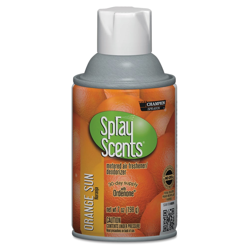 Chase Products Champion Sprayon SPRAYScents Metered Air Freshener Refill, Orange Sun, 7 oz Aerosol Spray 12/Carton MPN:CHA 5182