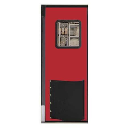Swinging Door, 8 x 3 ft, Red, Polyethylene MPN:3696R25RED