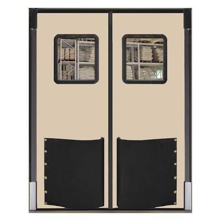Swinging Dr, 7x5ft, Beige, Polyethylene, PR MPN:6084RD25BEI