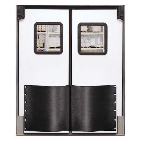 Swinging Dr, 7x6ft, White, Polyethylene, PR MPN:7284RDWHI