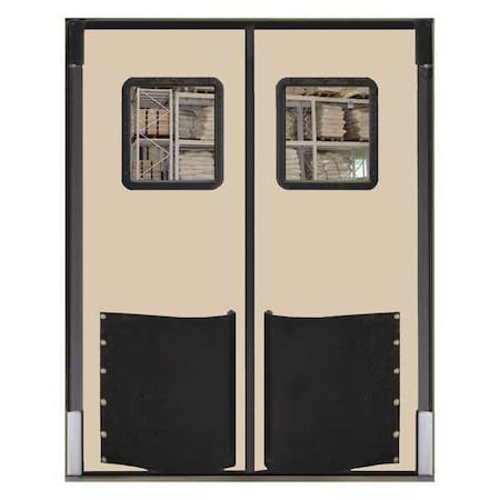 Swinging Dr, 7x6ft, Beige, Polyethylene, PR MPN:7284RDXHDBEI