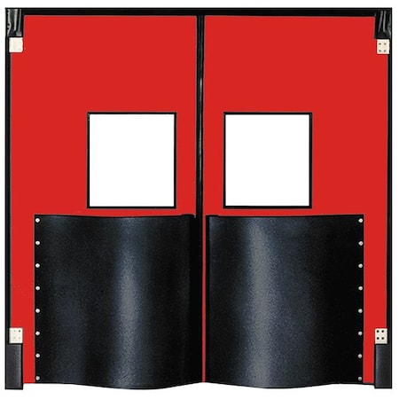 Swinging Dr, 8x6 ft, Red, Polyethylene, PR MPN:7296XDRED