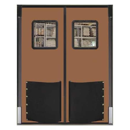 Swinging Door, 8 x 7 ft, Medium Brown, PR MPN:8496RDXHDMBR